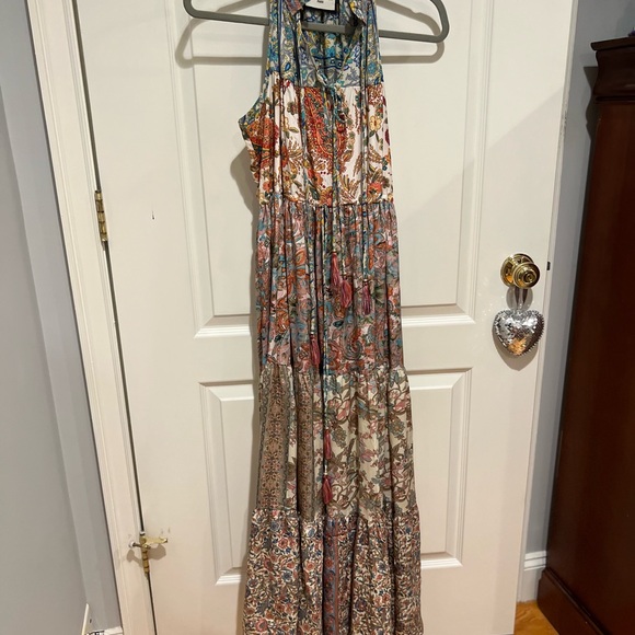 Gold & Silver bohemian dress from boutique in Provence France - Picture 4 of 9